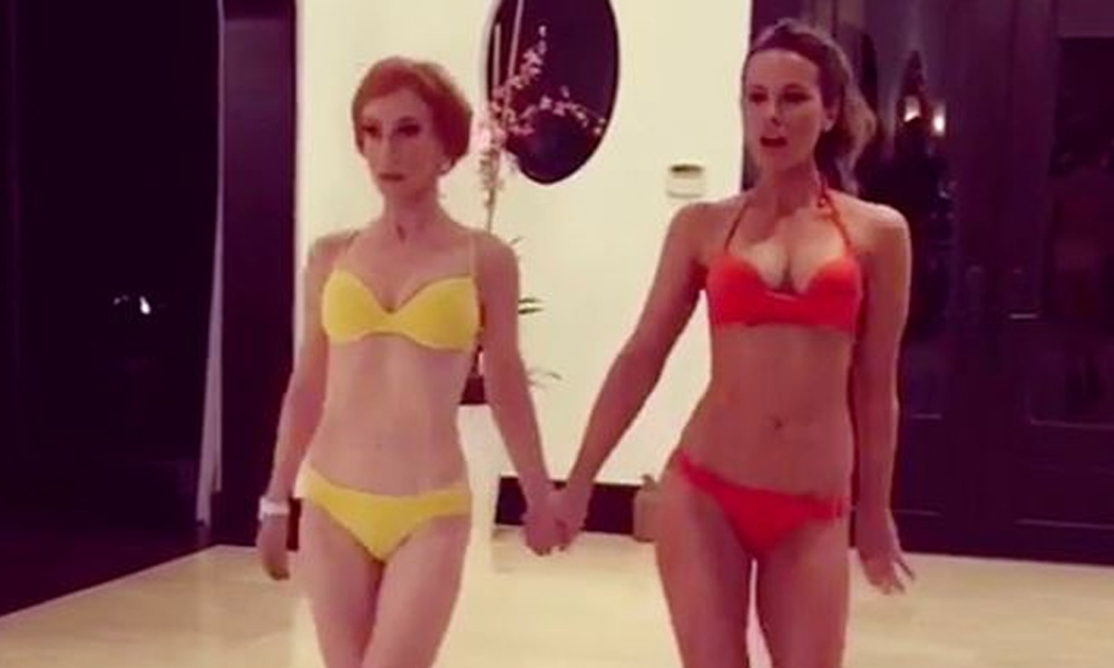 Kathy Griffin Challenges Kate Beckinsale to a Bikini Contest - Fitness Gurl...